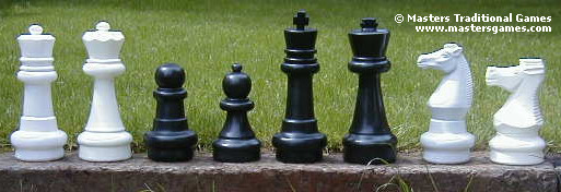 Mini Giant Chess Piece Comparison