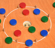 thumbnail image 2 of Buy GAELAND Crokinole And Checkers Tournaent Size Crokinole Board Crokinole Kit Includes 24 2 of 13