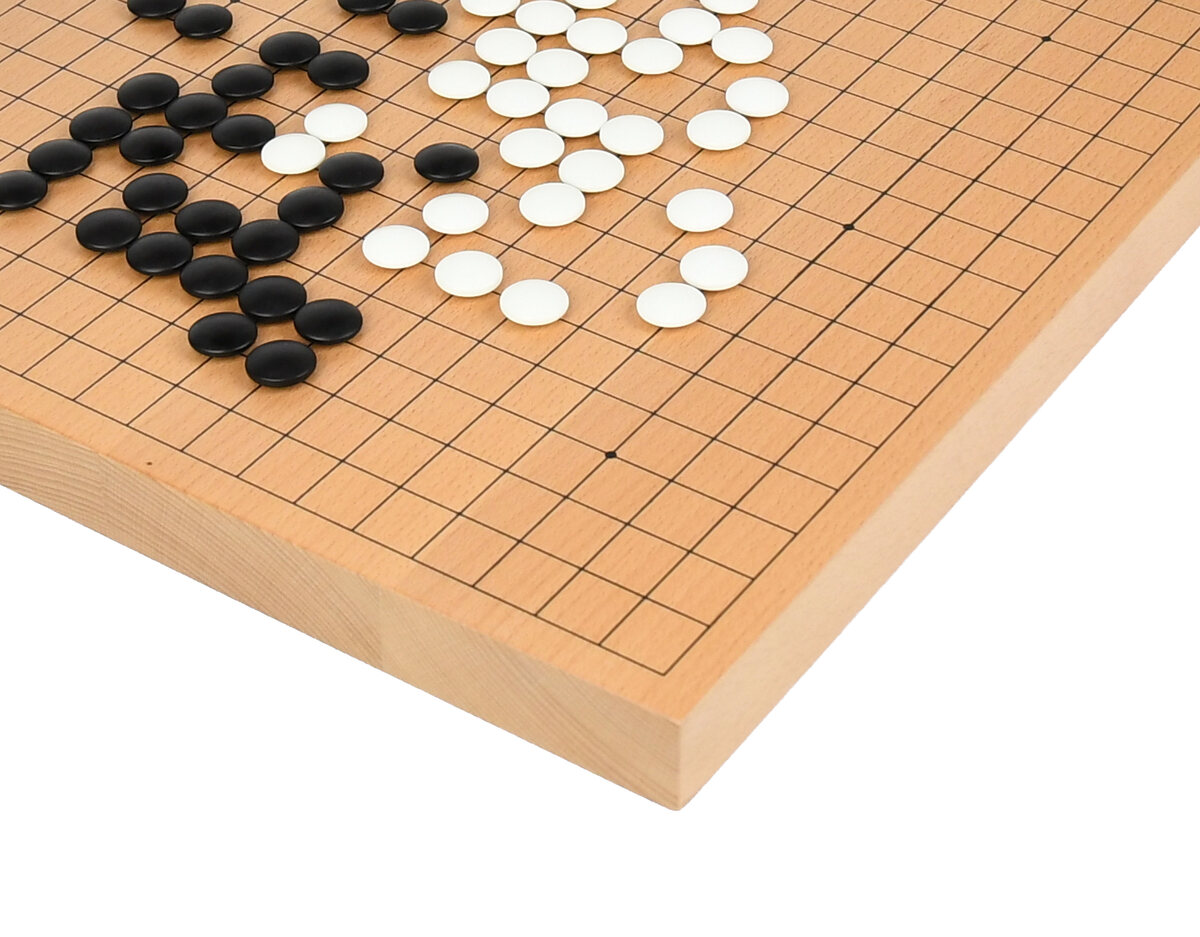Wooden Go Board - 36mm - Masters Traditional Games Wooden Go Board - 36mm