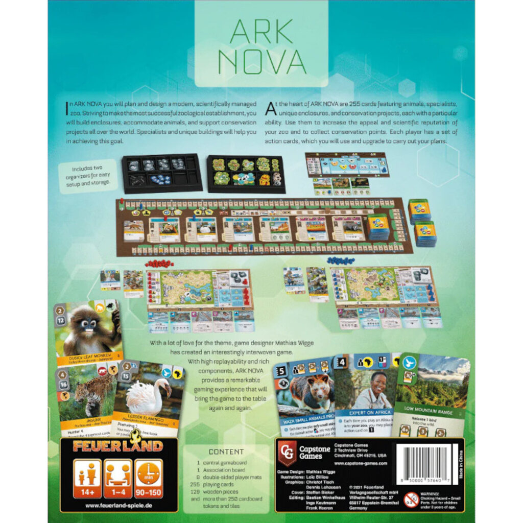 Ark Nova - Masters Traditional Games Ark Nova