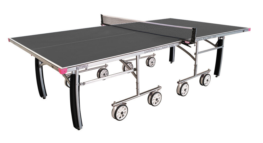 Butterfly Garden Rollaway 5000 Table Tennis Table - Masters Traditional Games Butterfly Garden Rollaway 5000 Table Tennis Table