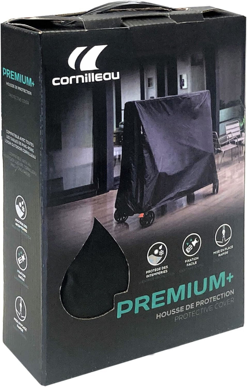 Cornilleau Premium Plus Polyester Table Tennis Table Cover - Masters Traditional Games Cornilleau Premium Plus Polyester Table Tennis Table Cover