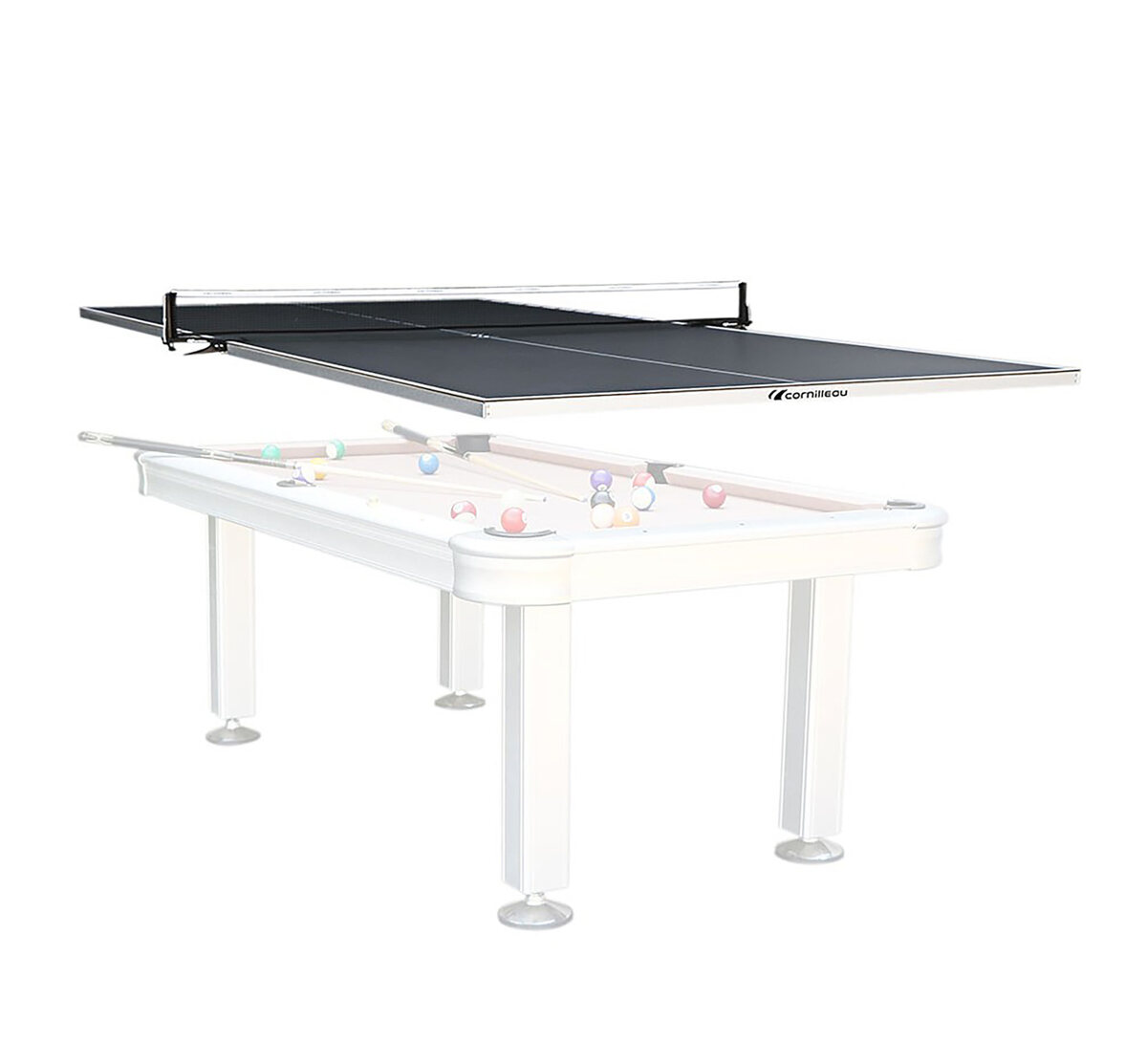 Cornilleau Outdoor Table Tennis Conversion Top - Grey - Masters Traditional Games shop Cornilleau Outdoor Table Tennis Conversion Top - Grey