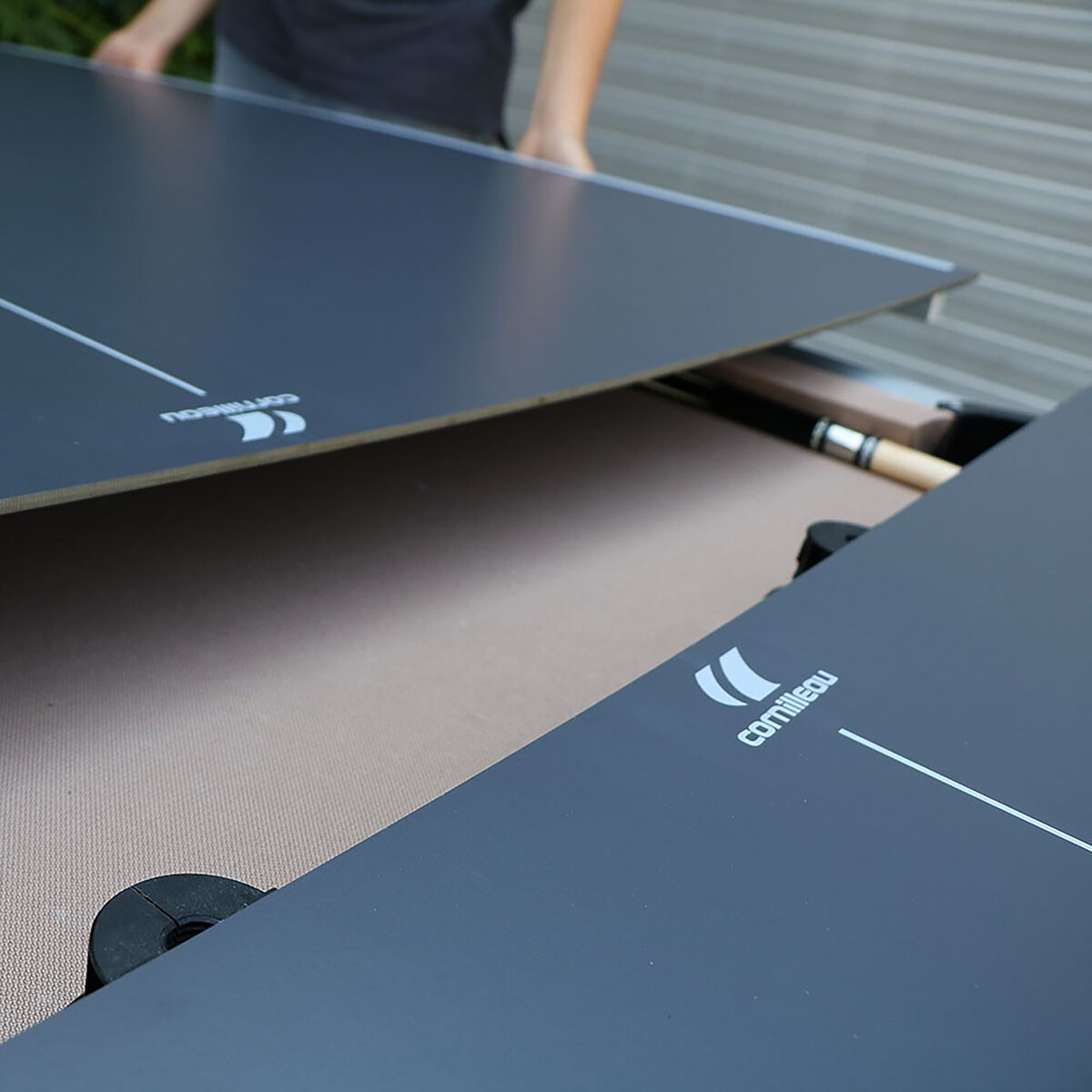 Cornilleau Outdoor Table Tennis Conversion Top - Grey - Masters Traditional Games shop Cornilleau Outdoor Table Tennis Conversion Top - Grey