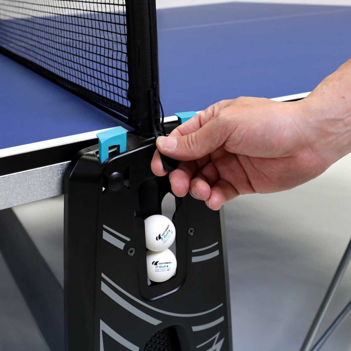 Cornilleau Sport 100 Indoor Table Tennis Table 18mm - Blue - Masters Traditional Games shop Cornilleau Sport 100 Indoor Table Tennis Table 18mm - Blue