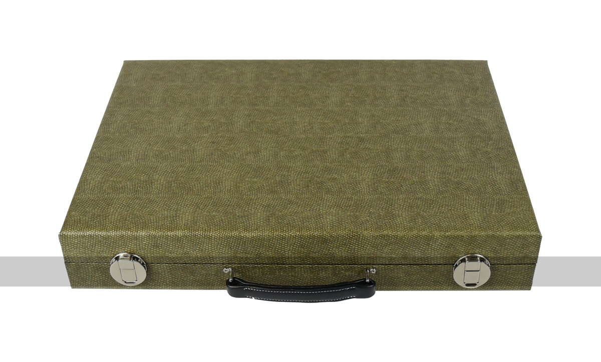 Crisloid Legacy Hops Tournament 21-inch Attaché Backgammon Set - Masters Traditional Games shop Crisloid Legacy Hops Tournament 21-inch Attaché Backgammon Set