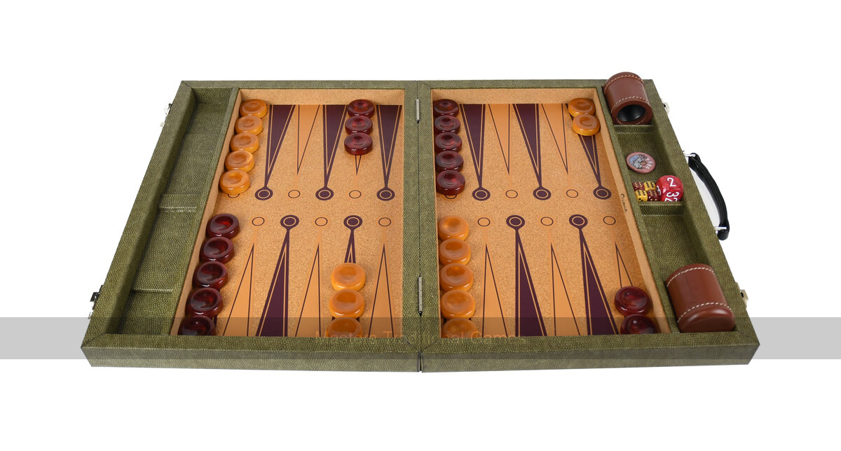 Crisloid Legacy Hops Tournament 21-inch Attaché Backgammon Set - Masters Traditional Games shop Crisloid Legacy Hops Tournament 21-inch Attaché Backgammon Set
