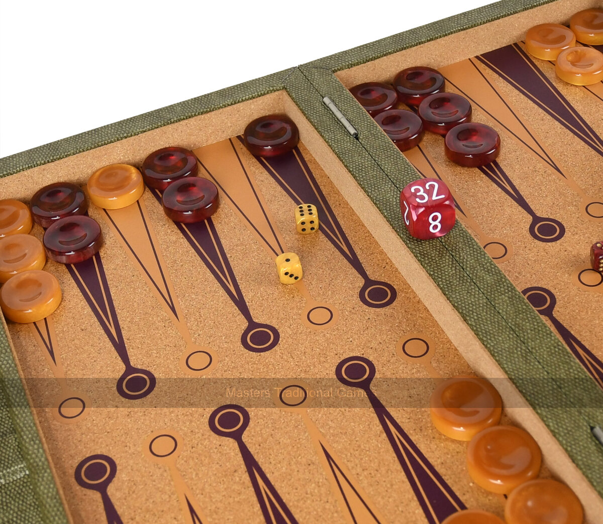 Crisloid Legacy Hops Tournament 21-inch Attaché Backgammon Set - Masters Traditional Games shop Crisloid Legacy Hops Tournament 21-inch Attaché Backgammon Set