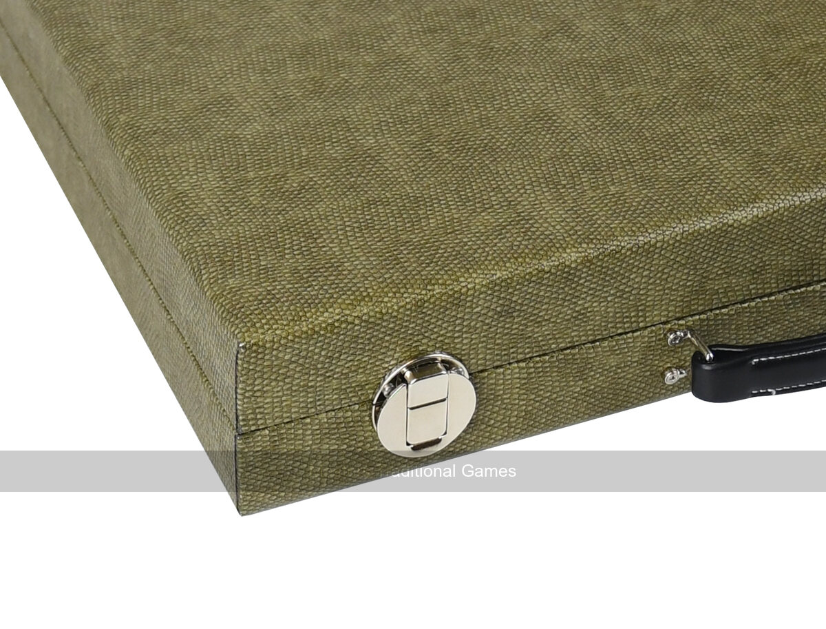 Crisloid Legacy Hops Tournament 21-inch Attaché Backgammon Set - Masters Traditional Games shop Crisloid Legacy Hops Tournament 21-inch Attaché Backgammon Set