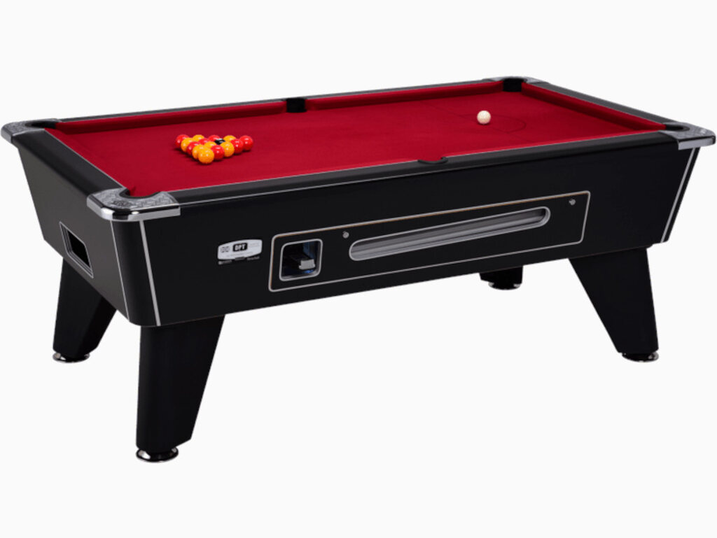 DPT Omega Pro Pool Table - Coin-op - Masters Traditional Games shop DPT Omega Pro Pool Table - Coin-op