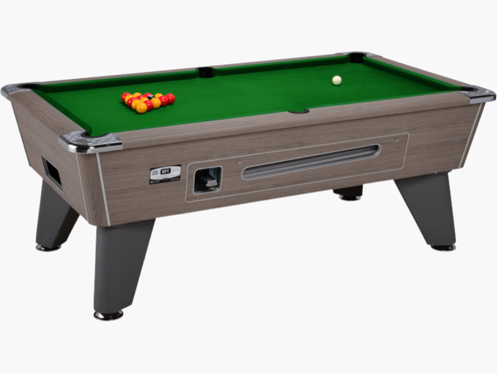 DPT Omega Pro Pool Table - Coin-op - Masters Traditional Games shop DPT Omega Pro Pool Table - Coin-op