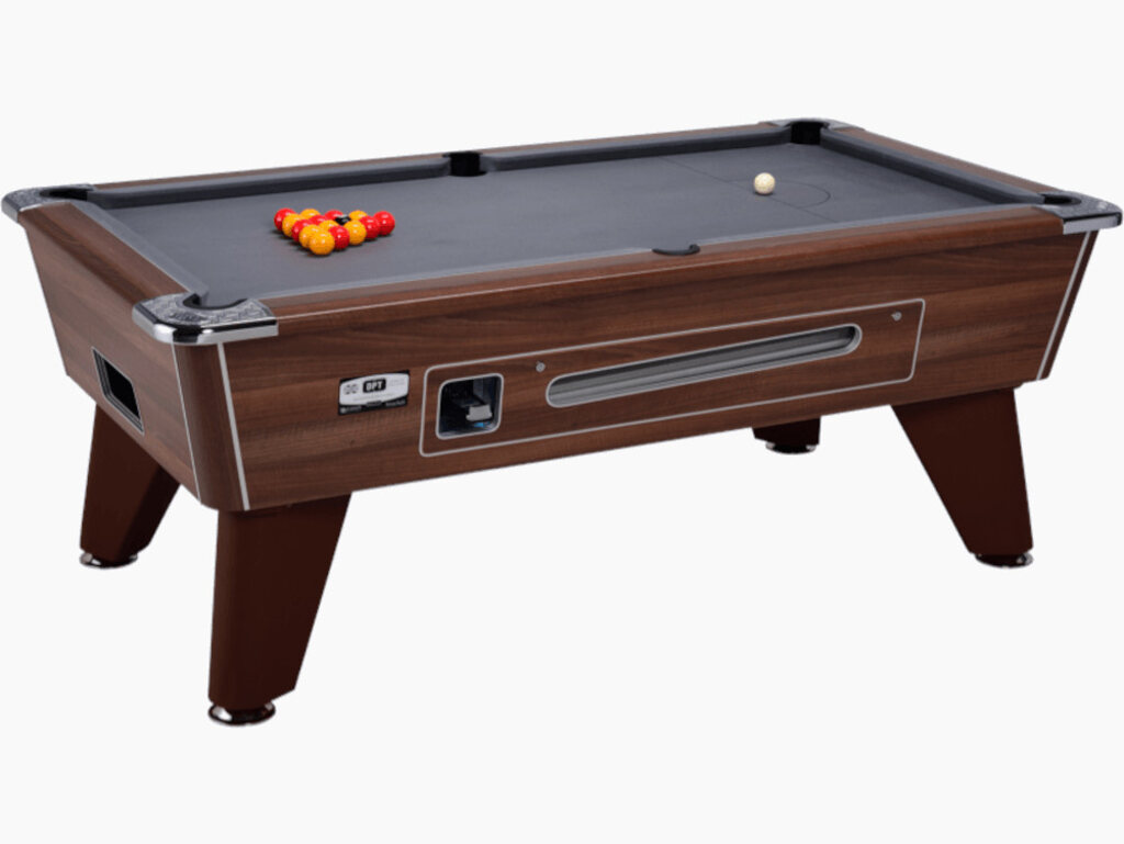 DPT Omega Pro Pool Table - Coin-op - Masters Traditional Games shop DPT Omega Pro Pool Table - Coin-op