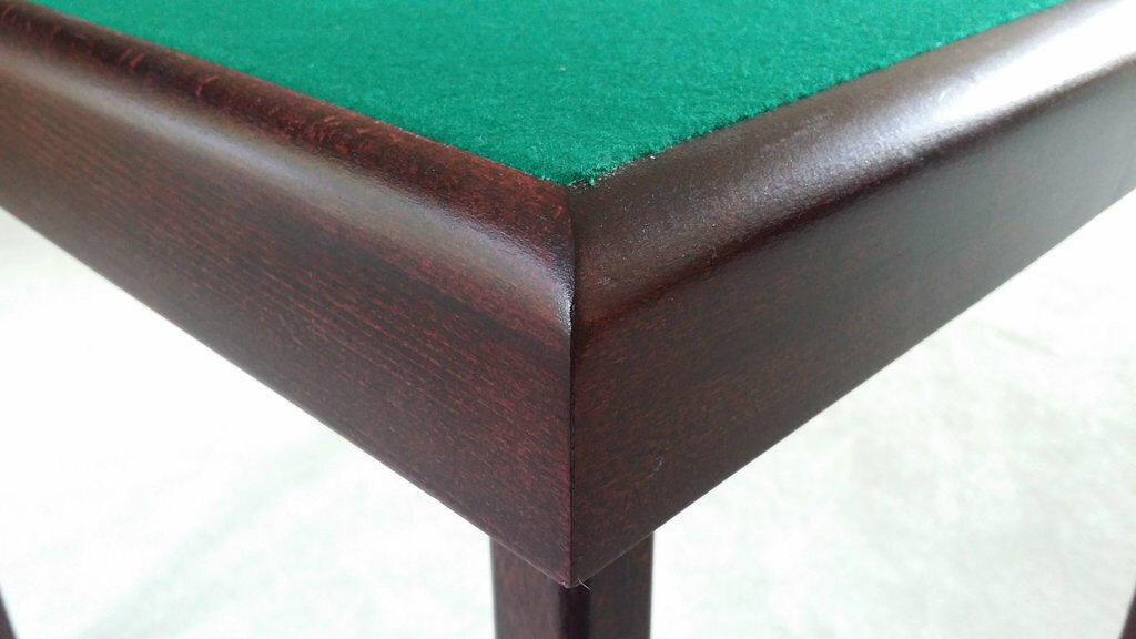 Masters Cerberus Bridge Table - Mahogany Finish with Green Baize - Masters Traditional Games Masters Cerberus Bridge Table - Mahogany Finish with Green Baize