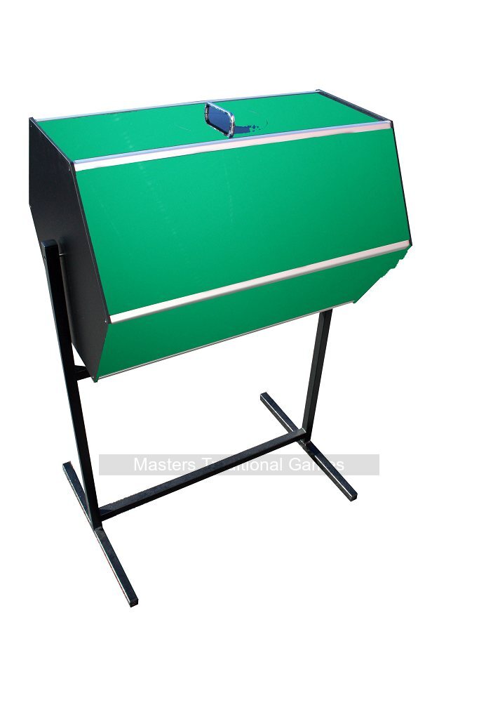 Harlequin Raffle Drum Size - 3 on Floor Stand (45000 ticket capacity) - Masters Traditional Games Harlequin Raffle Drum Size - 3 on Floor Stand (45000 ticket capacity)