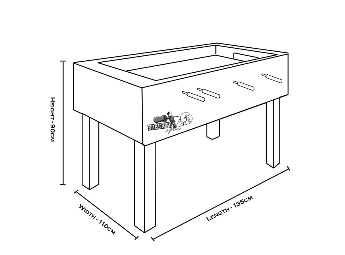 Roberto Sport New Camp Football Table - Masters Traditional Games Roberto Sport New Camp Football Table