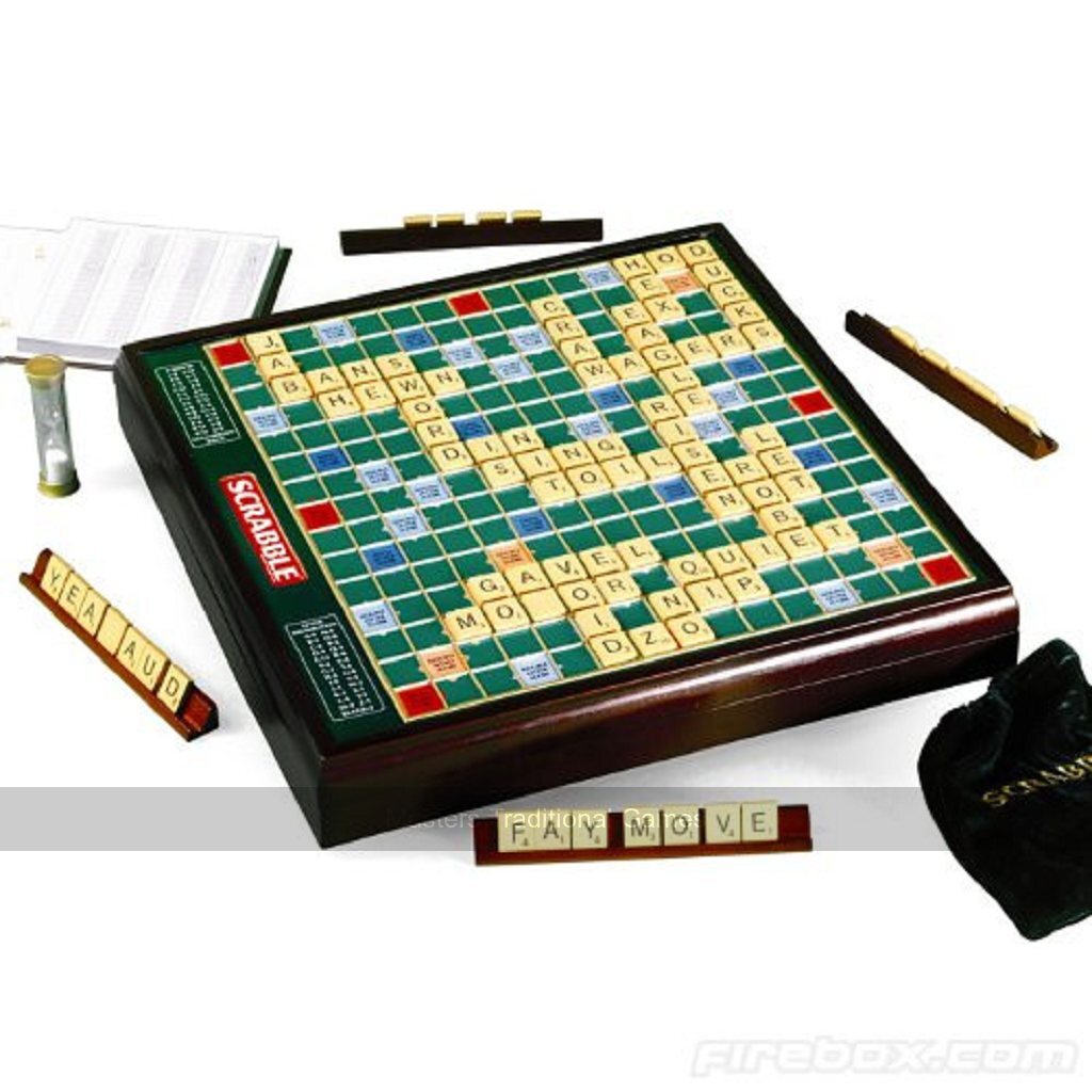 Scrabble - Prestige Edition (English version) - Masters Traditional Games Scrabble - Prestige Edition (English version)