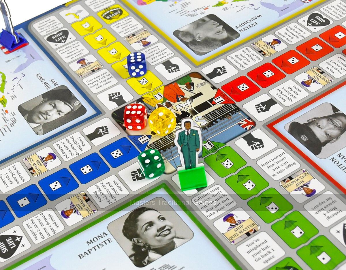 Ship Away - The Windrush Ludo Style Game - Masters Traditional Games shop Ship Away - The Windrush Ludo Style Game