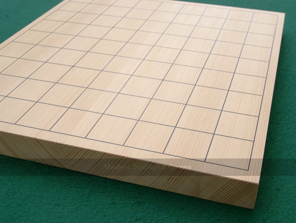 Shin Kaya Table Shogi Board - 2.9cm thick - Masters Traditional Games Shin Kaya Table Shogi Board - 2.9cm thick