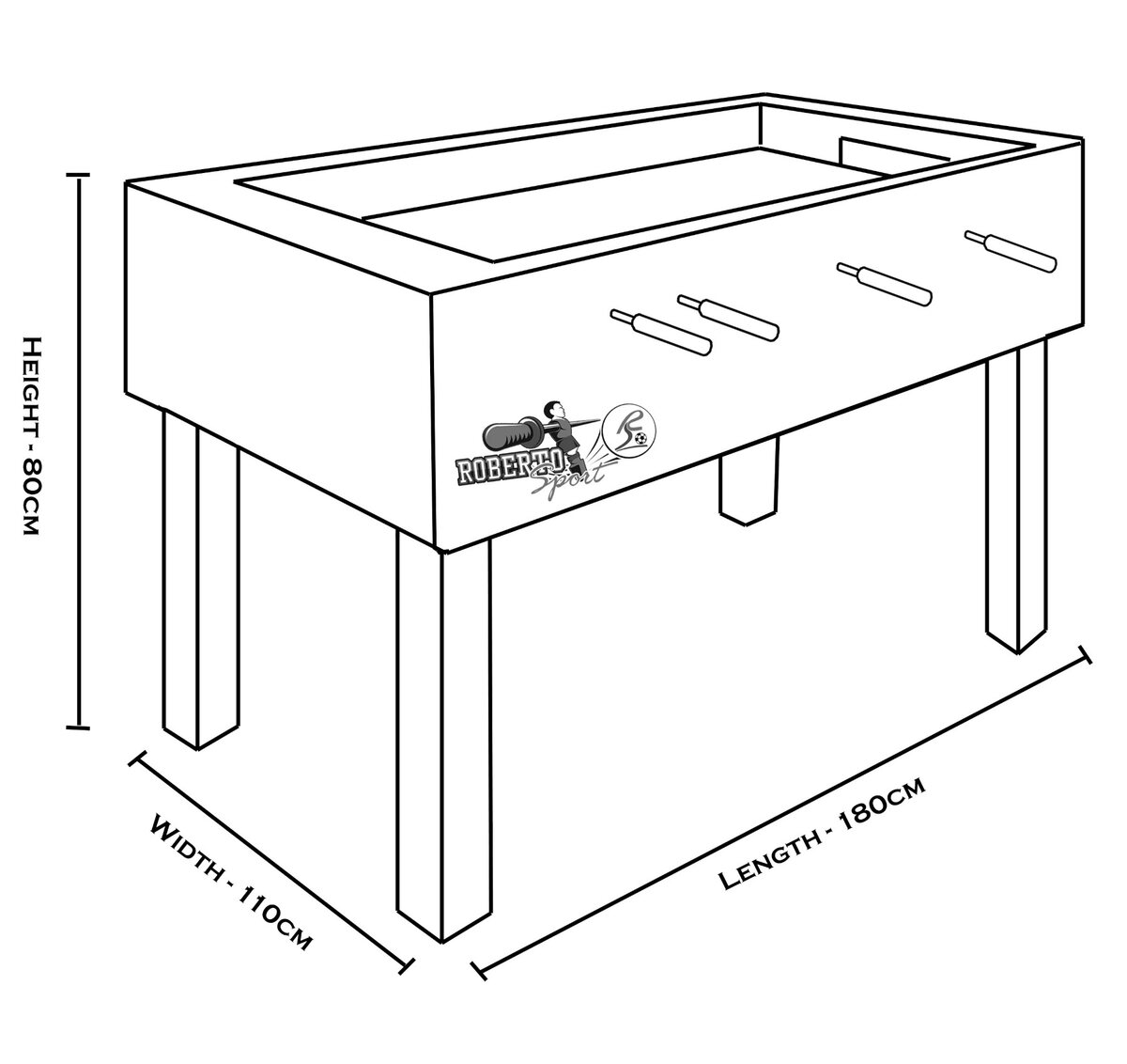 Roberto Sport Special Revolution Football Table - Masters Traditional Games Roberto Sport Special Revolution Football Table