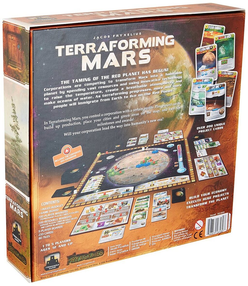 Terraforming Mars - Masters Traditional Games shop Terraforming Mars