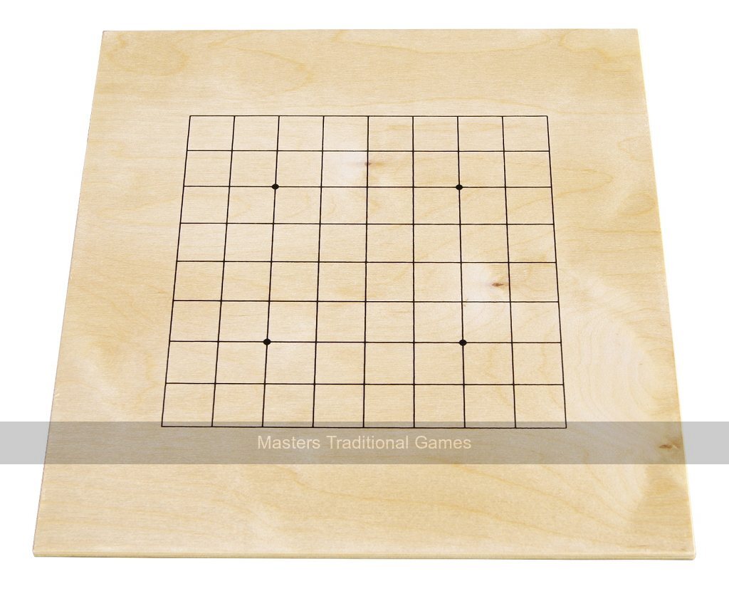 Go Masters - Entry-Level Go Set - Wood Board (13x13 & 9x9) - Masters Traditional Games Go Masters - Entry-Level Go Set - Wood Board (13x13 & 9x9)