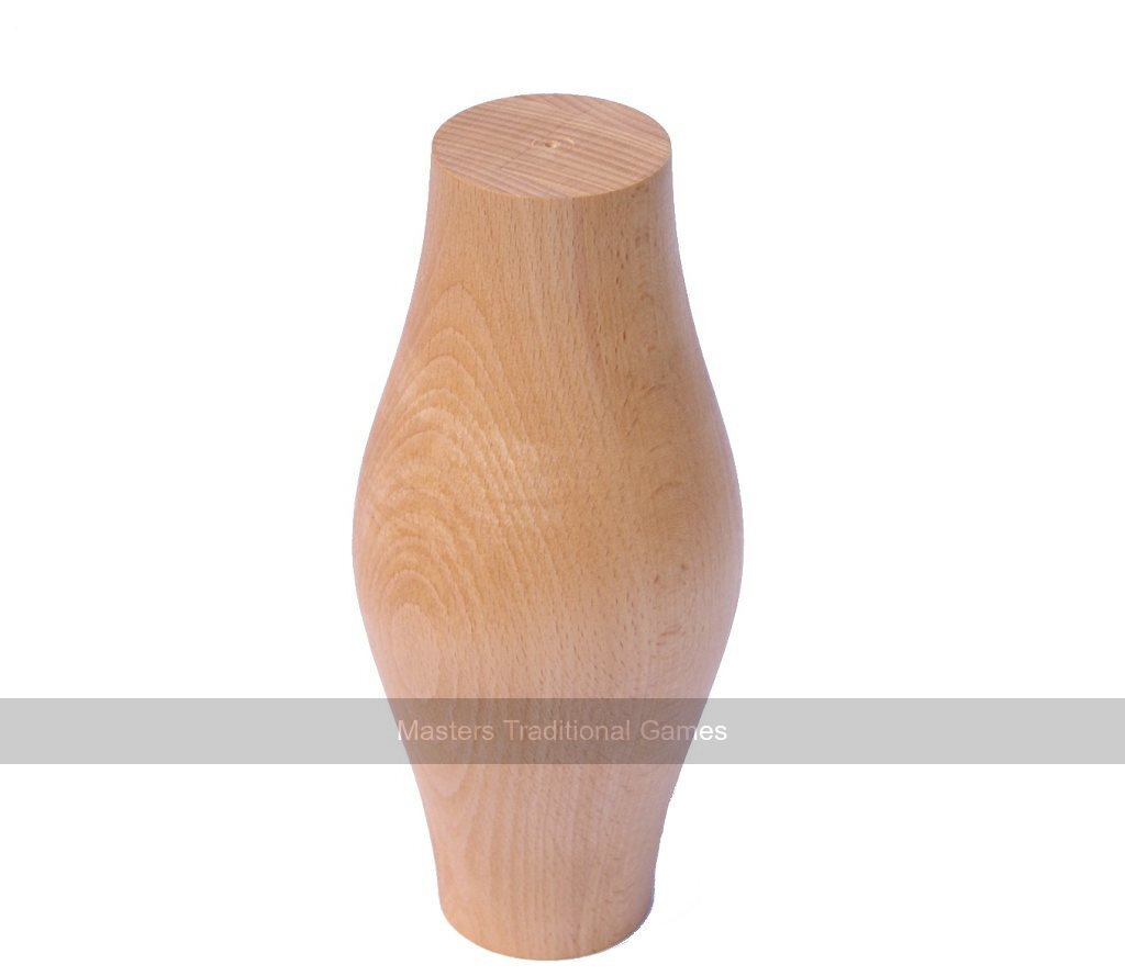 Set of Bristol Skittle Pins (10 x 4 inch, solid Beech) - Masters Traditional Games Set of Bristol Skittle Pins (10 x 4 inch, solid Beech)