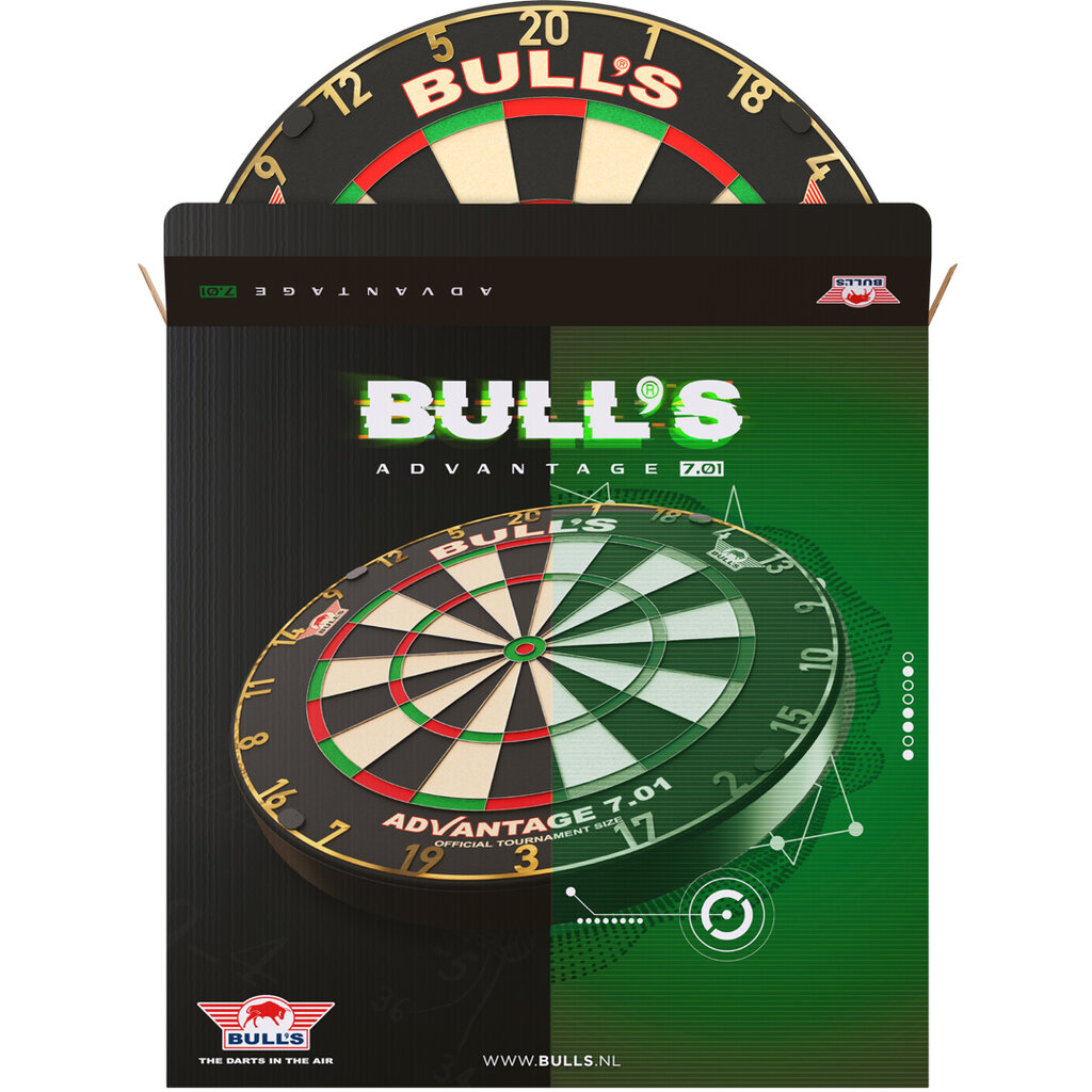 Bull's Advantage 7.01 Dartboard - Masters Traditional Games Bull's Advantage 7.01 Dartboard