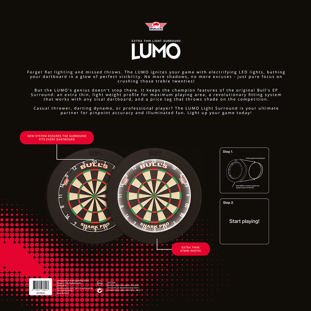 Bull's Lumo Surround Light System - Masters Traditional Games Bull's Lumo Surround Light System