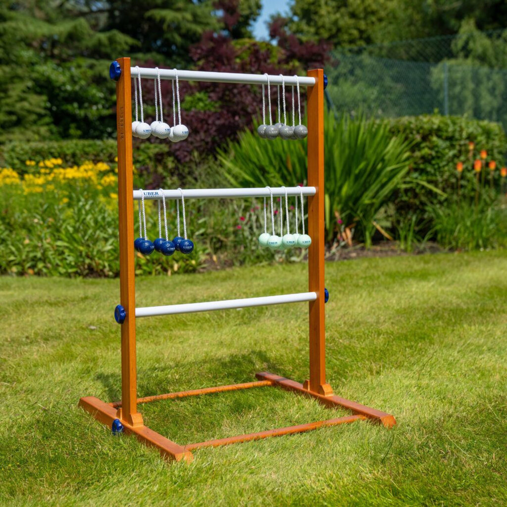 Uber Games Executive Ladder Golf (with Rubberwood frame) - Hard or Soft Bolas - Masters Traditional Games Uber Games Executive Ladder Golf (with Rubberwood frame) - Hard or Soft Bolas