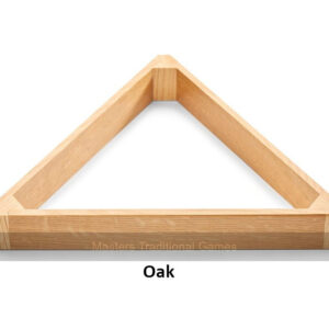 10 Ball Wooden Snooker Triangle for 2 inch balls - Oak or Mahogany - Masters Traditional Games shop 10 Ball Wooden Snooker Triangle for 2 inch balls - Oak or Mahogany