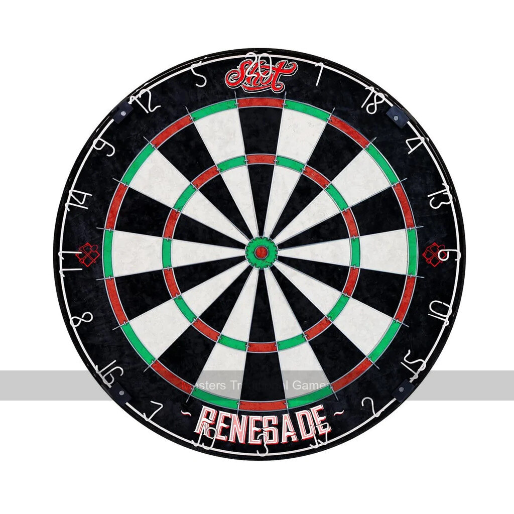 Shot Renegade Bristle Dartboard - Masters Traditional Games Shot Renegade Bristle Dartboard