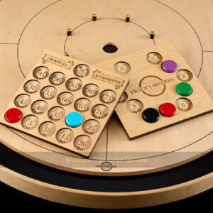Tracey Crokinole ScoreKeeper - Discs not included - Masters Traditional Games shop Tracey Crokinole ScoreKeeper - Discs not included
