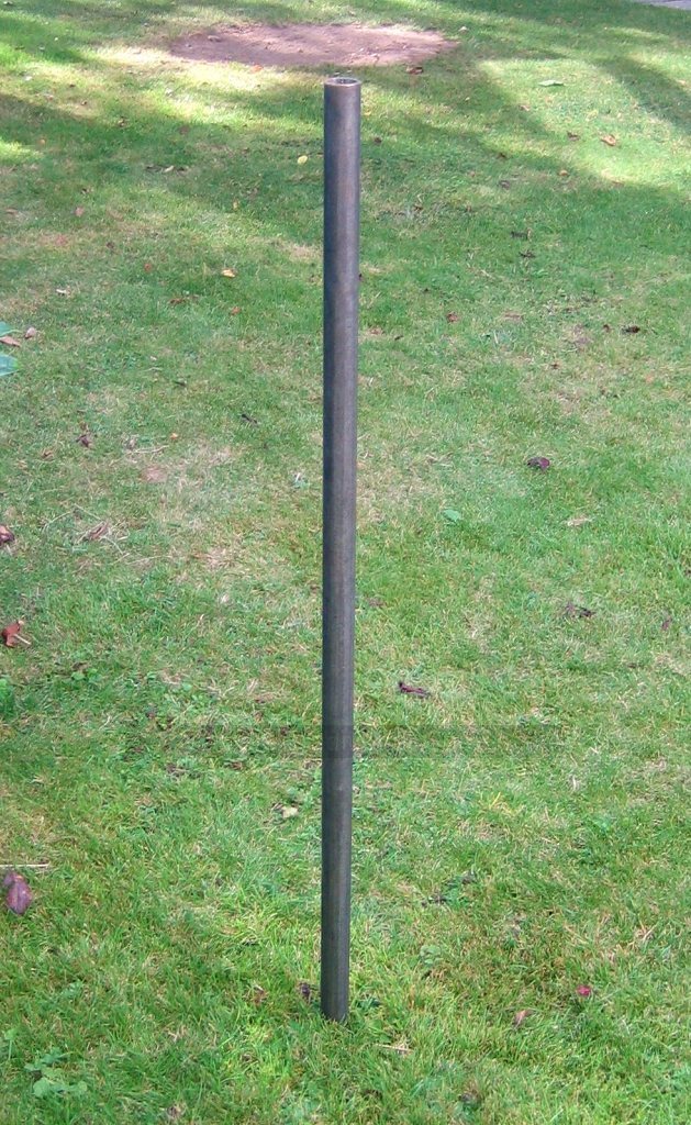 Metal pipe - post for Aunt Sally - Masters Traditional Games shop Metal pipe - post for Aunt Sally