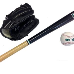 Bronx Baseball Bat, Ball & Glove Set - Masters Traditional Games shop Bronx Baseball Bat, Ball & Glove Set
