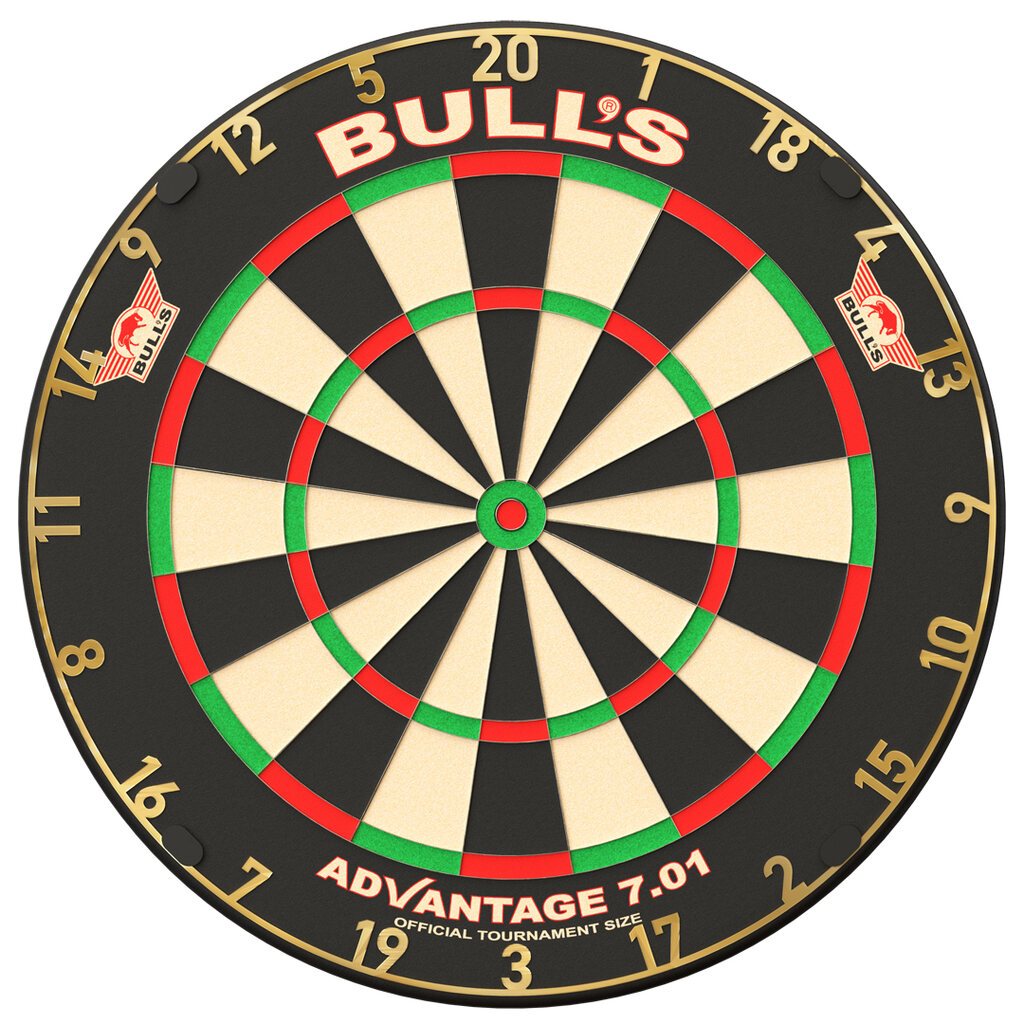 Bull's Advantage 7.01 Dartboard - Masters Traditional Games Bull's Advantage 7.01 Dartboard