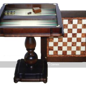 Italfama Chess & Backgammon Table (58cm) - Masters Traditional Games shop Italfama Chess & Backgammon Table (58cm)