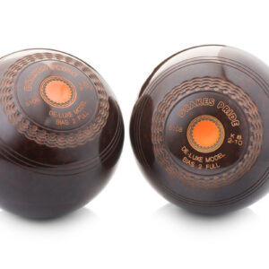 Drakes Pride Deluxe Crown Green Bowls - Brown - 2lb 4oz - Mount Colour - Red - Masters Traditional Games shop Drakes Pride Deluxe Crown Green Bowls - Brown - 2lb 4oz - Mount Colour - Red