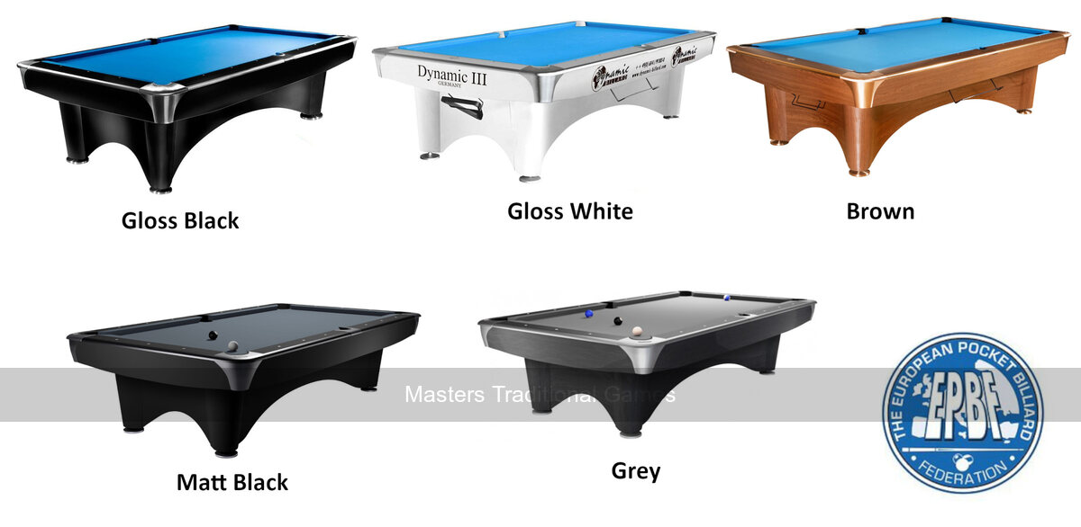 Dynamic IV 9ft Pool Table - Masters Traditional Games shop Dynamic IV 9ft Pool Table