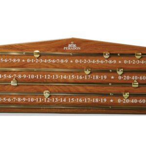 Four Hander Marking Board scoreboard - Oak Coloured - Masters Traditional Games shop Four Hander Marking Board scoreboard - Oak Coloured