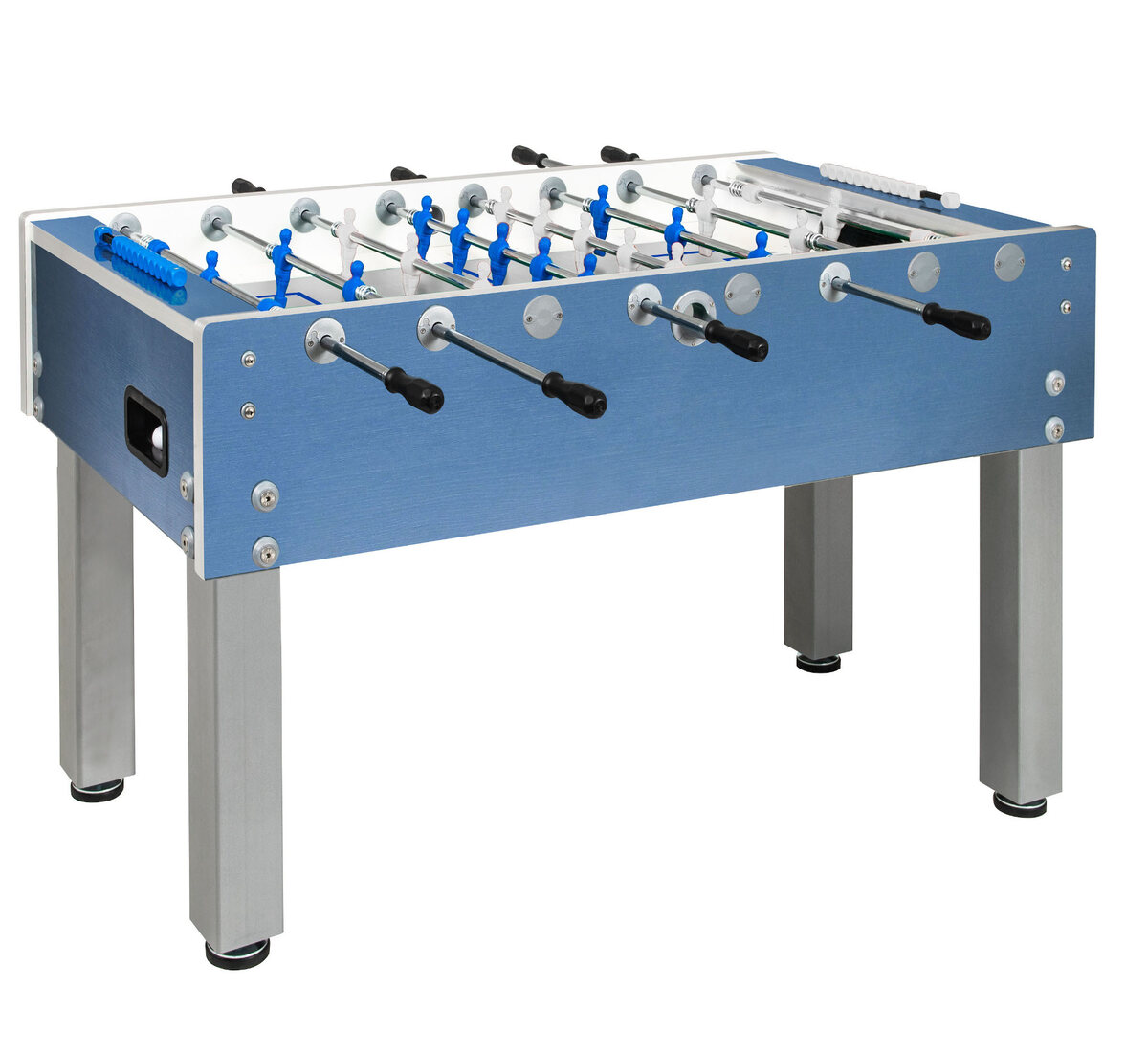 Garlando G-500 Weatherproof Football Table - Blue - Masters Traditional Games Garlando G-500 Weatherproof Football Table - Blue