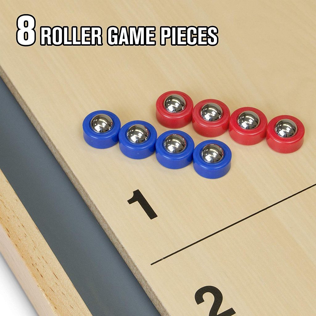 GoSports Table Shuffleboard & Curling 2-in-1 Table Game - Masters Traditional Games shop GoSports Table Shuffleboard & Curling 2-in-1 Table Game