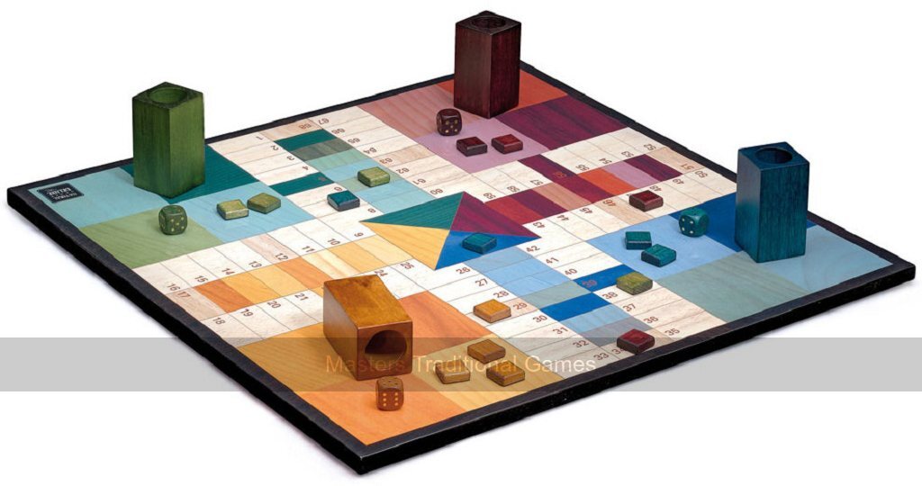 Parchis (Spanish Ludo - Contemporary Style) - Masters Traditional Games shop Parchis (Spanish Ludo - Contemporary Style)