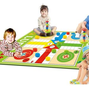 Giant Ludo Floor Game (180cm, 6 feet) - Masters Traditional Games shop Giant Ludo Floor Game (180cm, 6 feet)