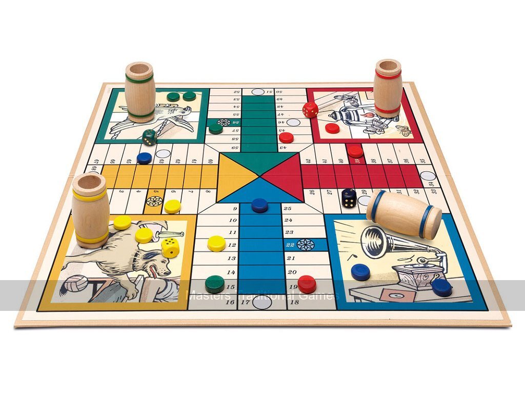 Parchis (Spanish Ludo - Traditional Style) - Masters Traditional Games shop Parchis (Spanish Ludo - Traditional Style)