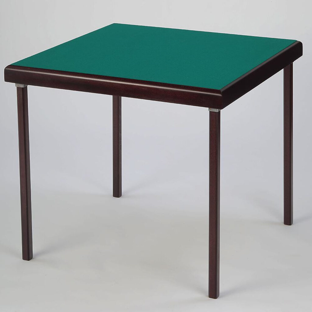 Masters Cerberus Bridge Table - Mahogany Finish with Green Baize - Masters Traditional Games Masters Cerberus Bridge Table - Mahogany Finish with Green Baize