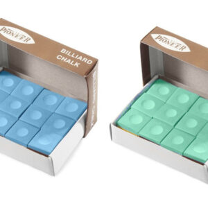 Box of 12 cubes of Tournament Quality Pioneer Chalk - Masters Traditional Games shop Box of 12 cubes of Tournament Quality Pioneer Chalk