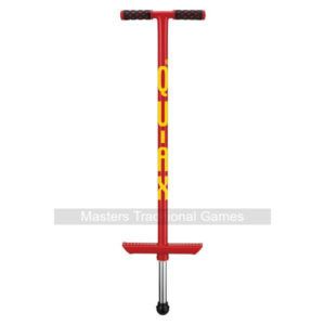 V200 Qu-Ax Children's Pogo Stick (Red) - Masters Traditional Games shop V200 Qu-Ax Children's Pogo Stick (Red)