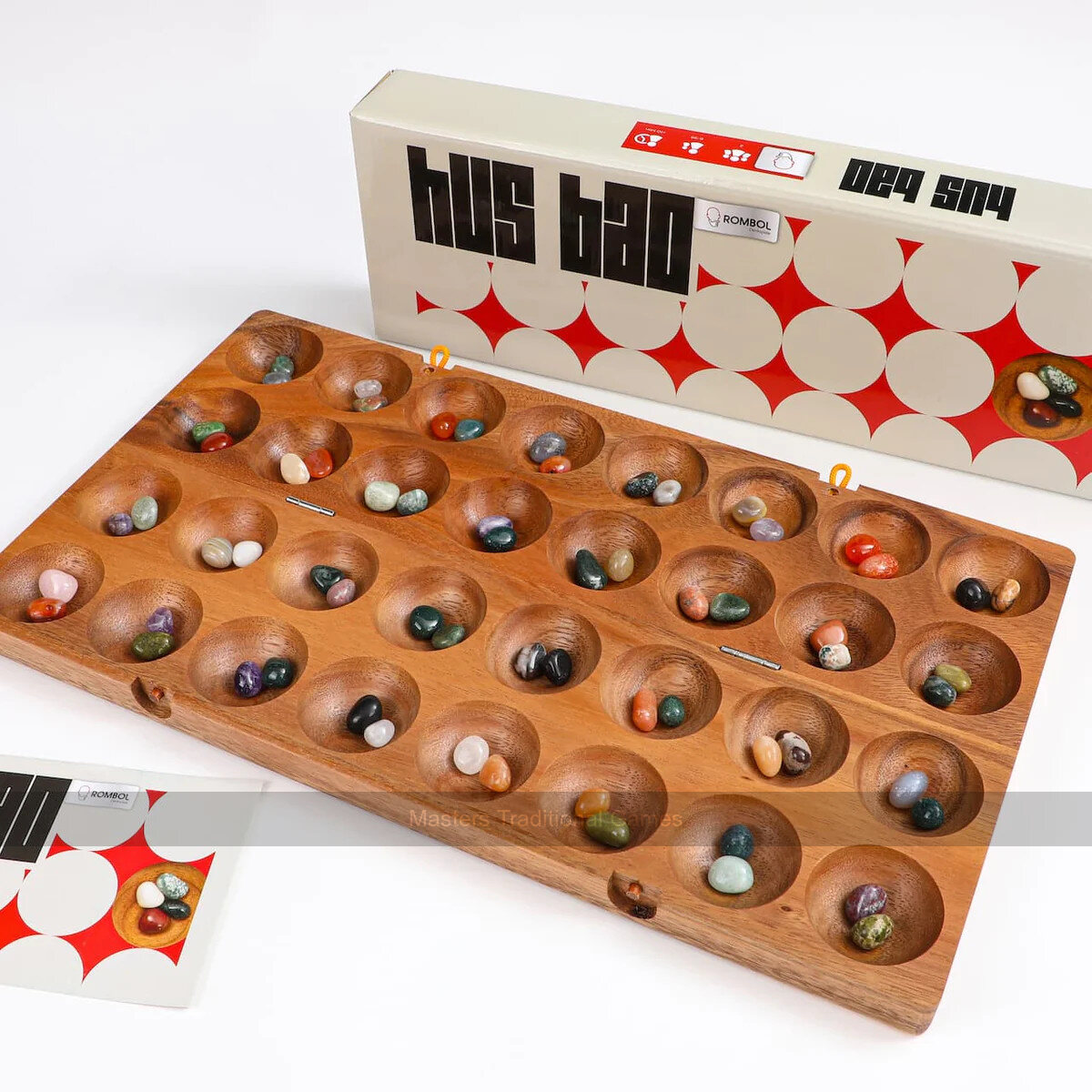 Rombol Wooden Hus Bao Game - Masters Traditional Games shop Rombol Wooden Hus Bao Game