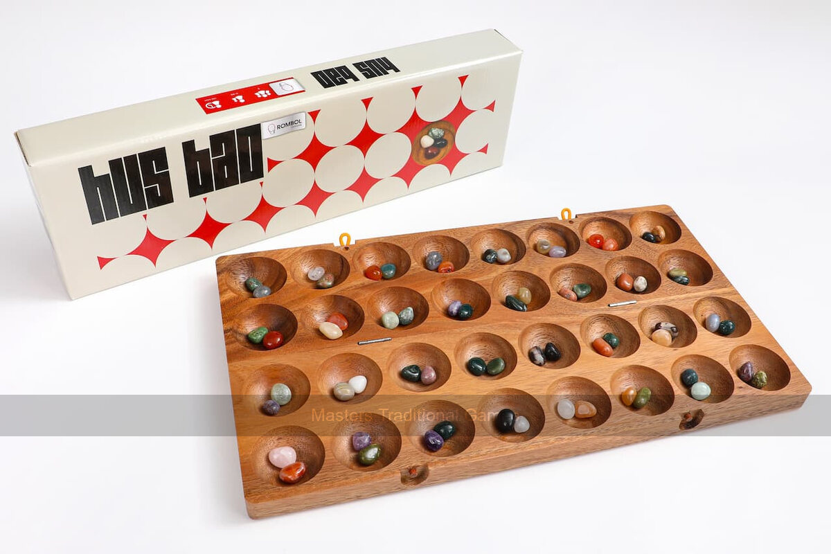 Rombol Wooden Hus Bao Game - Masters Traditional Games shop Rombol Wooden Hus Bao Game