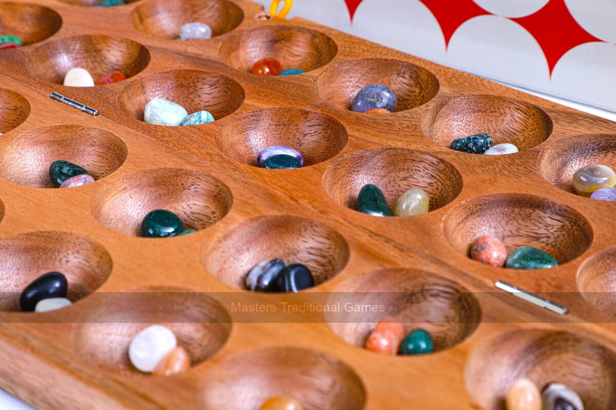 Rombol Wooden Hus Bao Game - Masters Traditional Games shop Rombol Wooden Hus Bao Game